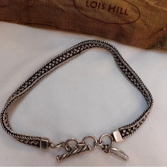 Anklet Lois Hill Sterling Silver Woven - Picture 2 of 8
